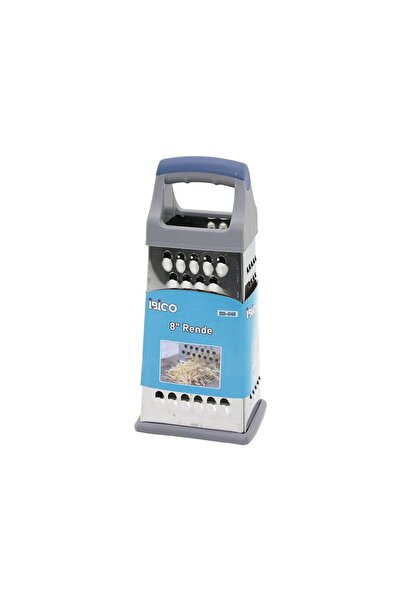 Marsilyan 8 Inches - 4Gen Iron Steel Grater with Colorful Plastic Handle () I...