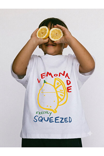 Let's Wear Lemonade Printed Tshirt for Kids