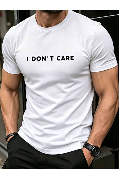 NOURAM NEOREFINED Men's Slogan Print Crew Neck Short Sleeve Casual T-Shirt