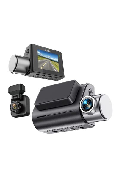 Kawa D7 2 Kameralı Ön ve Arka 4K+1080P HDR Wi-Fi 6 ve GPS'li Araç Kamerası