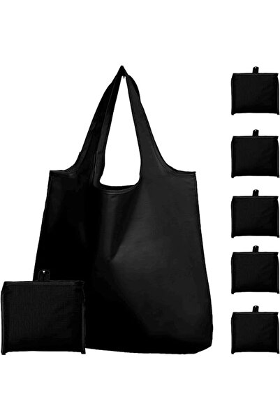 STARSTAR 6-Pack Foldable Reusable Grocery Bags – Heavy Duty with Handles | St...