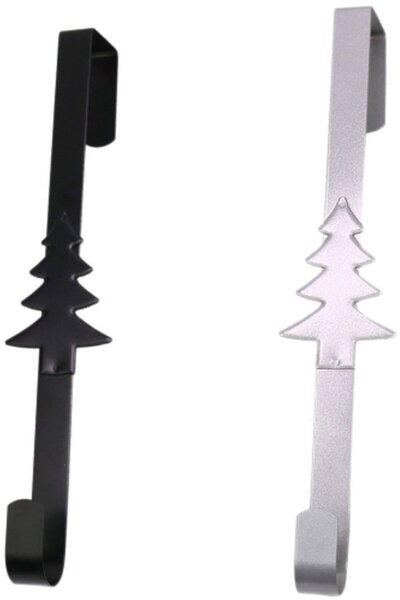 STARSTAR 2-Pack - Wreath Hooks - 38cm - Metal - For Christmas, Easter, Hallow...