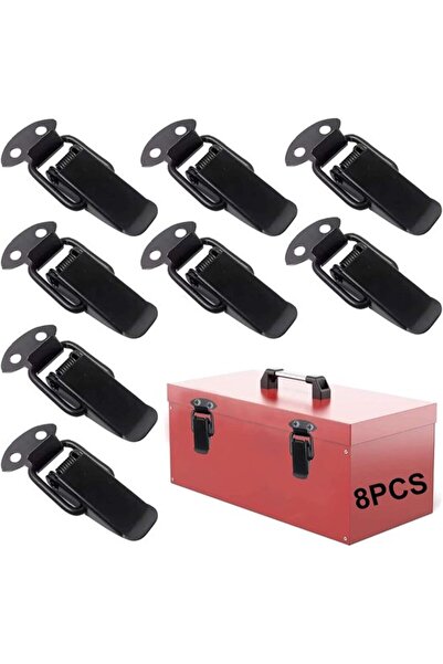 STARSTAR 8pc Stainless Steel Spring Buckle Tension Locks, Lever Hasp Turnlock...