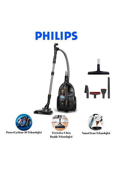 Philips Marathon Ultimate Toz Torbasız Elektrikli Süpürge, PowerCyclone 10, T...