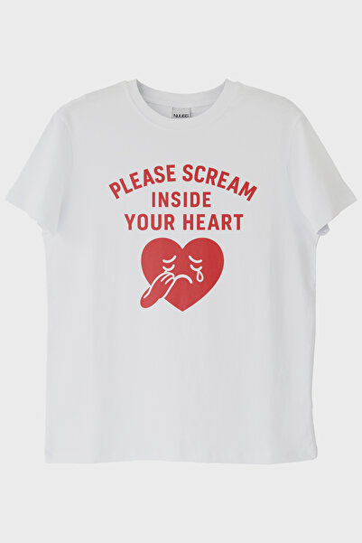 lofux Please Scream Inside Your Heart Title T-Shirt