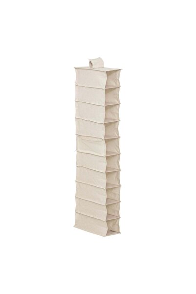 FİVE Organizator de pantofi cu 10 compartimente și coș, Bej - elegant