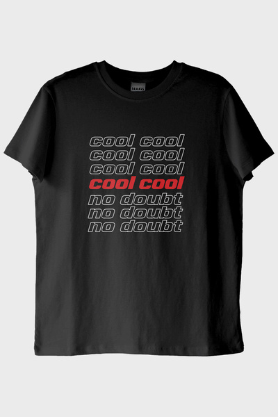 lofux Cool No Doubt Black T-Shirt