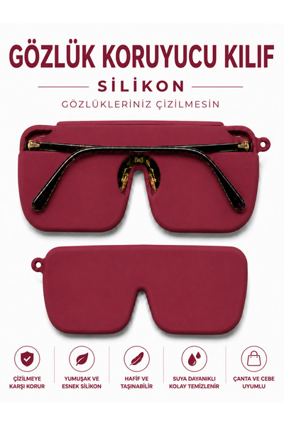 Silvora Trusted silicone rubber solutions Silikon Gözlük Kılıfı, Asılabilir, ...