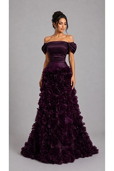 ranin Black Evening Dress Mikado Jazzer Laser Cloche