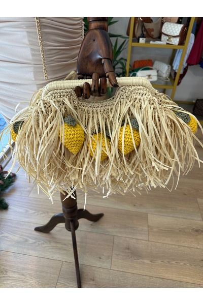 Butik Krem Limon Çanta 🍋