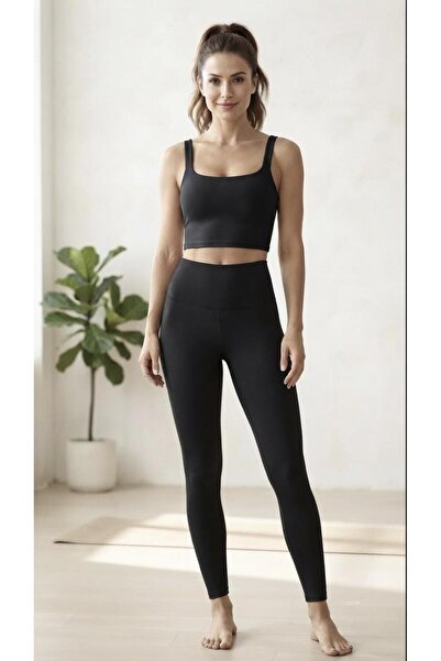Sinem Çeyiz Oroverde Slim Compression High Waist Sports Leggings