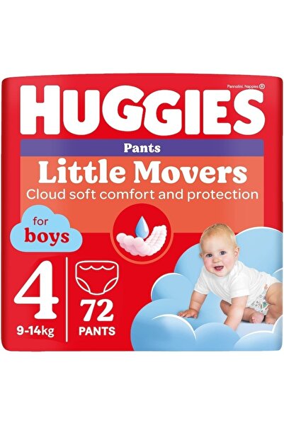 Huggies Pants Diapers for Boys, Box (No. 4) 9-14kg, 72 pcs
