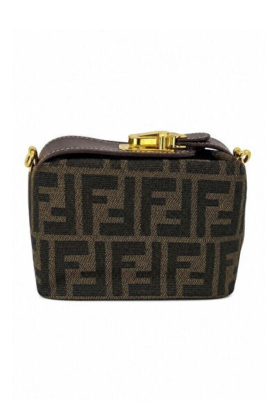 Generic Brand Iconic Shoulder Bag with Classic Monogram Pattern