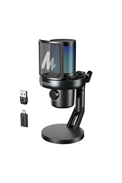MAONO Microfon Dm40 Pro Pentru PC, Laptop, Streaming, Podcasturi