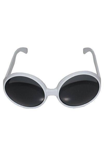 naque 80S White Color Nostalgia Greenwood Party Glasses