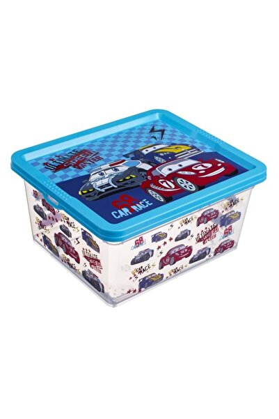 BAMI NETWORK Cutie jucarii Car Race transparenta 2.5L cu capac