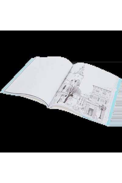 Decotime Set Carte de Colorat Antistres Urban + 15 Markere, 96 pagini