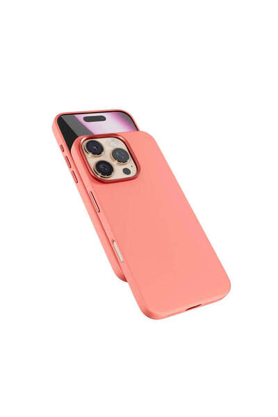 Epico Husă Silicon iPhone 16 Pro Max Peach Pink - MagSafe & QI2 + folie cadou