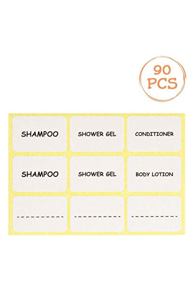 BAMI NETWORK Etichete Autocolante Sticle Calatorie Hartie 3.8x2.5cm