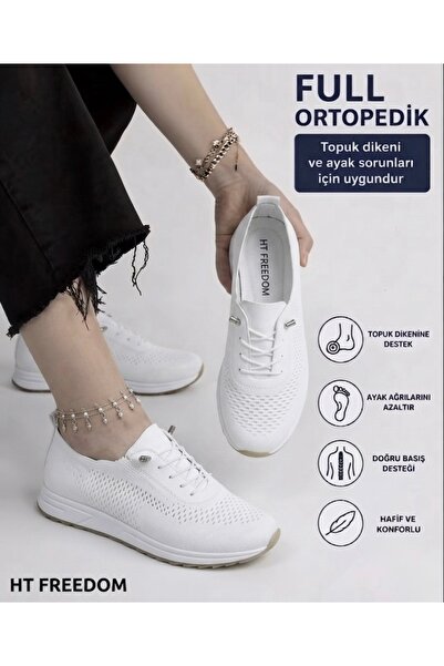 Yağlıoğlu Kundura Ht Freedom Orthopedic Comfort at Every Step! White