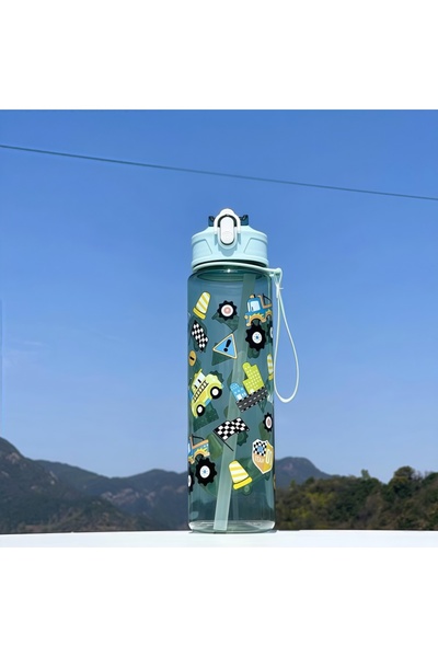 Choice1 750ml Transparent car 750ml Dinosaur Water Bottle For Kids Water Sipp...