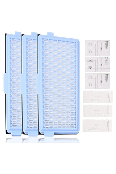 STARSTAR 6-Pack Replacement Air Purification & Motor Filters for Miele Comple...