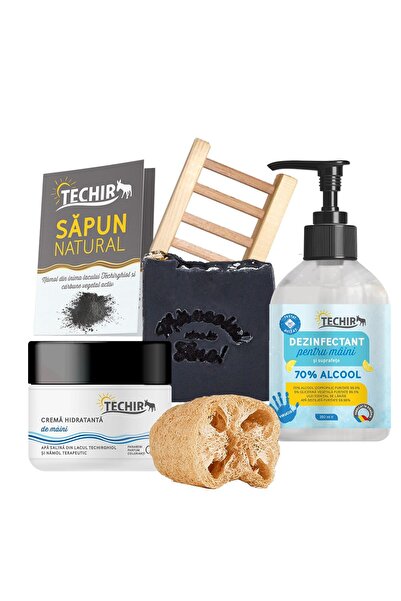 Techir SET DE DEZINFECTANT VIRUCIDAL 250 ml + RITUAL DE HIDRATARE A MAINILOR