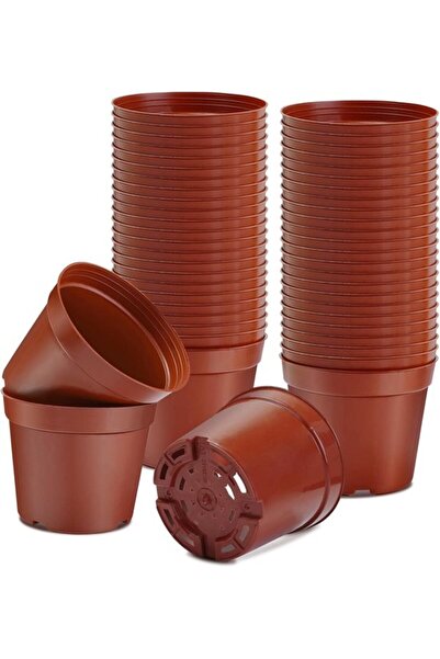 STARSTAR Seed pots, 8 cm, 10 pieces; nursery pots, reusable plastic; seed pot...