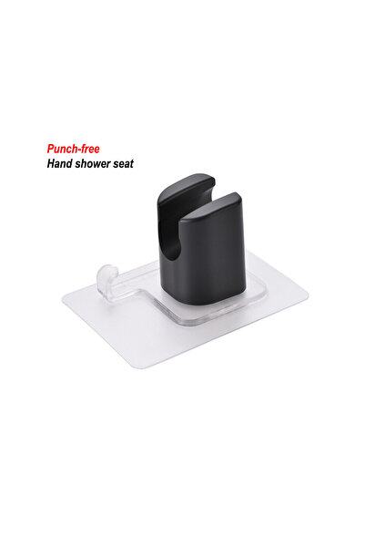 STARSTAR Handheld shower set, large bathtub shower head, black electroplated ...