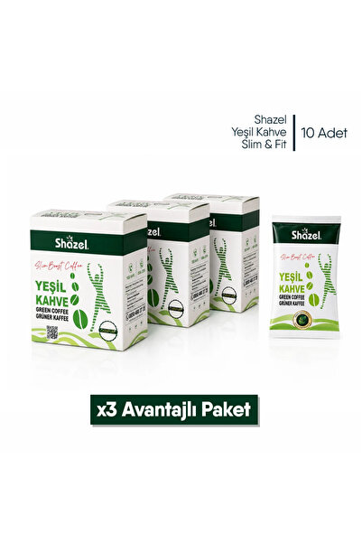 Shazel Green Coffee |   Slim&Fit |   3 Grams |   3 Pieces