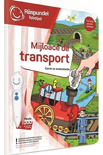 Albi Carte cu autocolante. Raspundel Istetel: Mijloace de transport