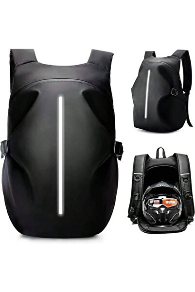 Morvena Picks Rucsac pentru cască de motocicletă unisex, geantă de călărie im...