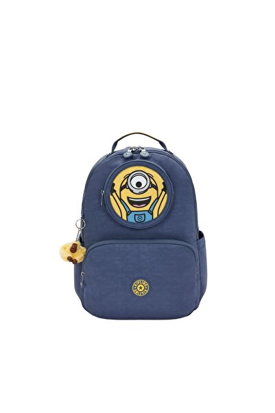 Kipling Seoul Lap Window Minions Large Sırt Çantası Dungaree Blue KI83456MI