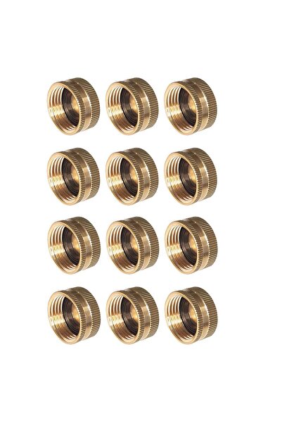 STARSTAR Brass hose caps, garden hose end females 1.91 cm, 12-piece garden ho...