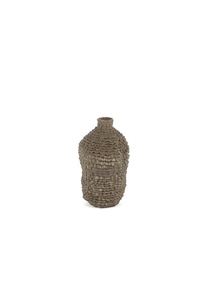 Mikasa Moor Vază cu textură coral, afumată, 16x23cm