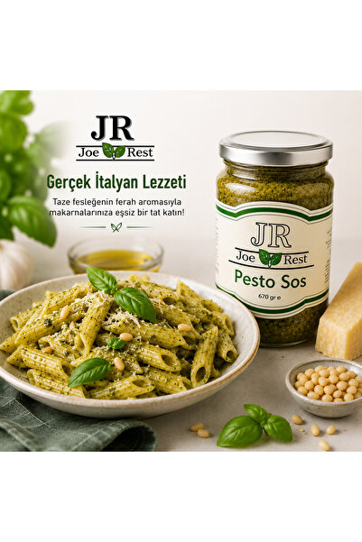 Joe Rest JR Pesto Sos 670 g | Gerçek İtalyan Lezzeti