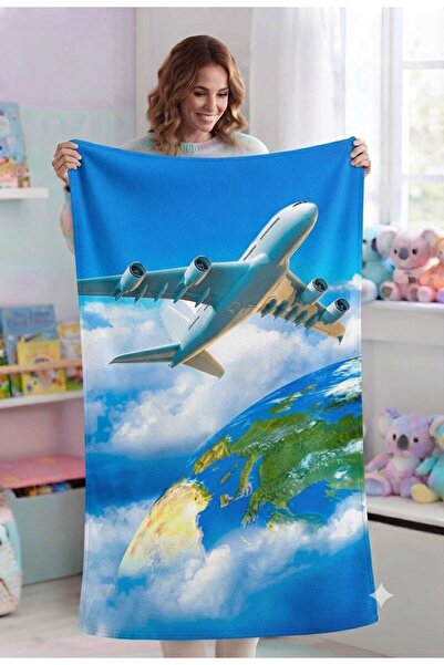 Elmas Dizayn 80X150 cm Bath Beach Boys' Baby Towel Hypoallergenic Quick Dry W...
