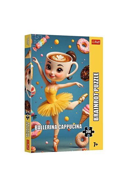 BAMI NETWORK Puzzle copii Brainrots Ballerina Cappuccina 200 piese, Trefl