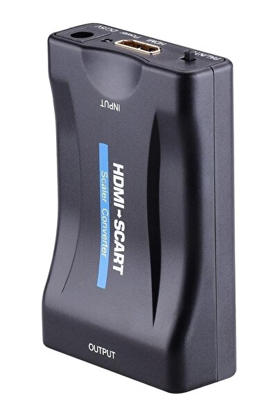 Genel Markalar HDMI To Scart Av Video Tv Çevirici Dönüştürücü Adaptör Taşınab...