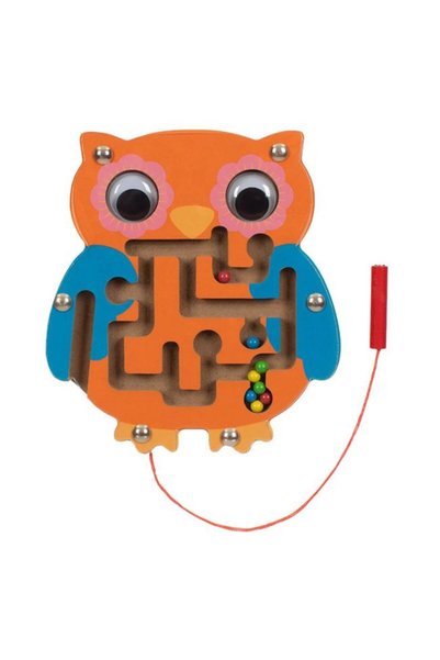 BAMI NETWORK Jucarie Labirint Magnetic Bufnita Montessori 3+ Ani