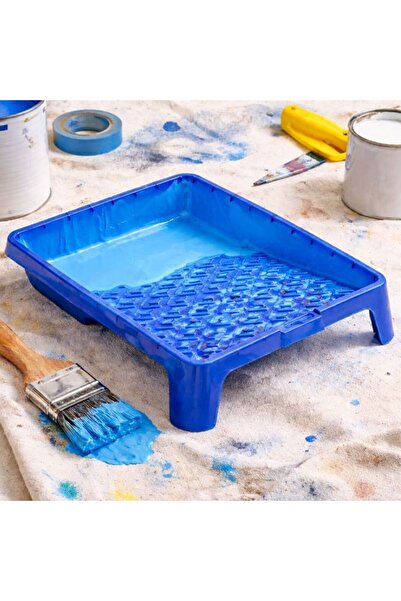 BAMI NETWORK Tava de vopsit albastra din plastic 22x29cm pentru role