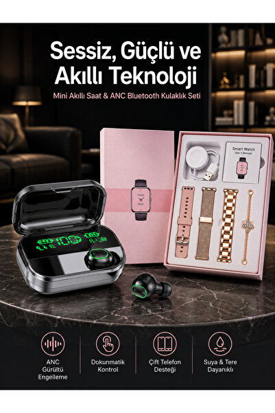 Genel Markalar Yeni Nesil Kaliteli Akıllı Saat ve Kablosuz Bluetooth Kulaklık...