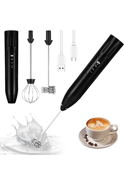 STARSTAR Lightweight & Portable Electric Egg Beater & Milk Frother, 2-in-1 wi...