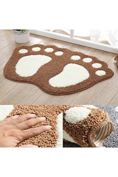 STARSTAR Microfiber bathroom mat/rug, non-slip footprint design, soft and com...