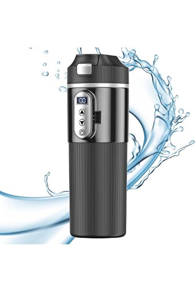 STARSTAR 500ml 12V/24V Car Travel Kettle Mug with LCD Temp Display & Leak-Pro...