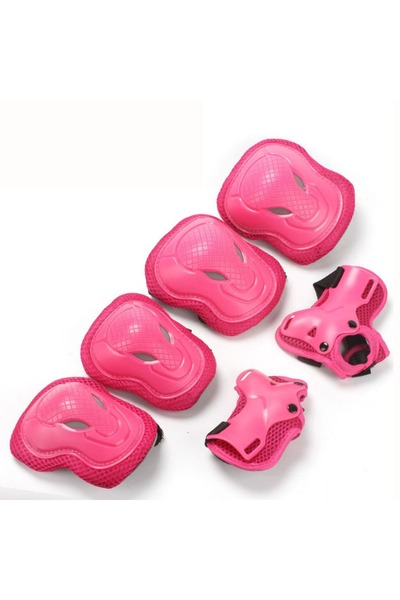 STARSTAR Pink Kids Skate Protective Gear Set, Includes Elbow Pads, Knee Pads ...