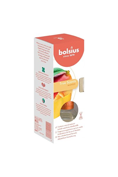 Bolsius Odorizant cu Betisoare True Scents Mango, 45 ml