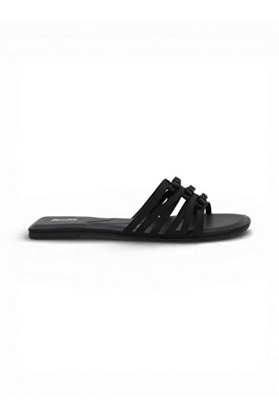 BATA Slip On Flat Slide Sandals