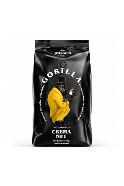 Joerex Cafea Boabe Premium Joerges Gorilla Crema Nr.1, 100% Arabica, Prăjire ...