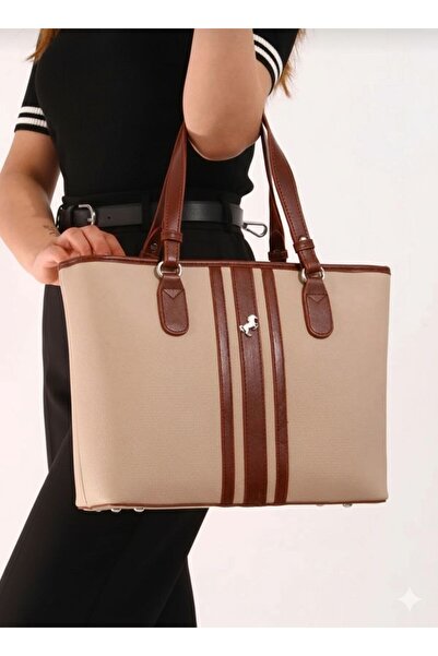Miami Polo Women's Large Size 4 Compartment Adjustable Long Strap Shoulder Ba...